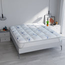 Topper Trapuntato 300 gr/mq con Elastici Air Traspirante Bianco Varie Misure