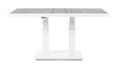 Tavolo da Giardino 140x85x49-72h cm Truman Bianco