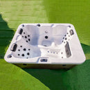 Vasca Monoblocco Drusilla per 3 Persone 218x158x85 cm in Acrilico Color Legno      