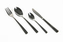 Servizio Set di Posate 24 Pezzi in Acciaio Nero Lucido Villa d'Este Home Tivoli Modern