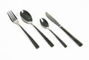 Servizio Set di Posate 24 Pezzi in Acciaio Nero Lucido Villa d'Este Home Tivoli Modern