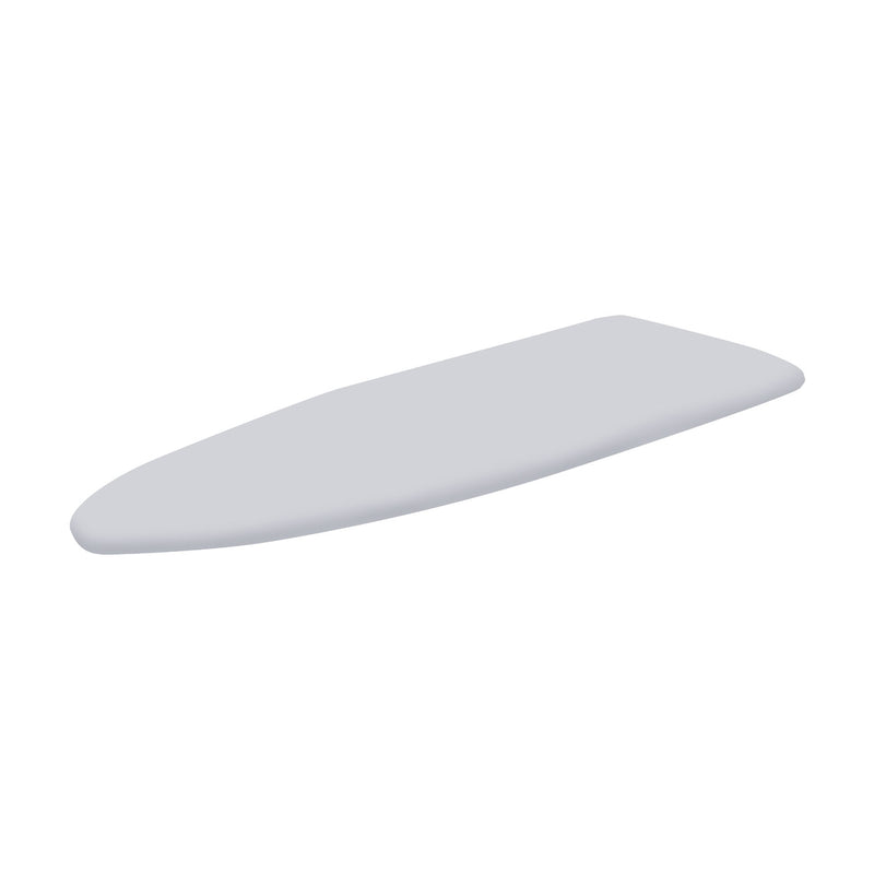 Copriasse Ricambio Asse da Stiro Ironfast e Star 114x36cm Cotone Spugna Feltro Grigio      