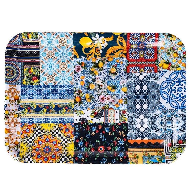 Vassoio 43,5x32,5x2 cm  in Melammina VdE Tivoli 1996 Italian Beauty