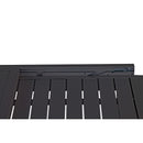 Tavolo da Giardino Allungabile 134/268x90xH75 cm in alluminio Lipari grigio