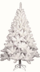 Albero di Natale Artificiale 120 cm 144 Rami Apertura a Gancio Bianco 
