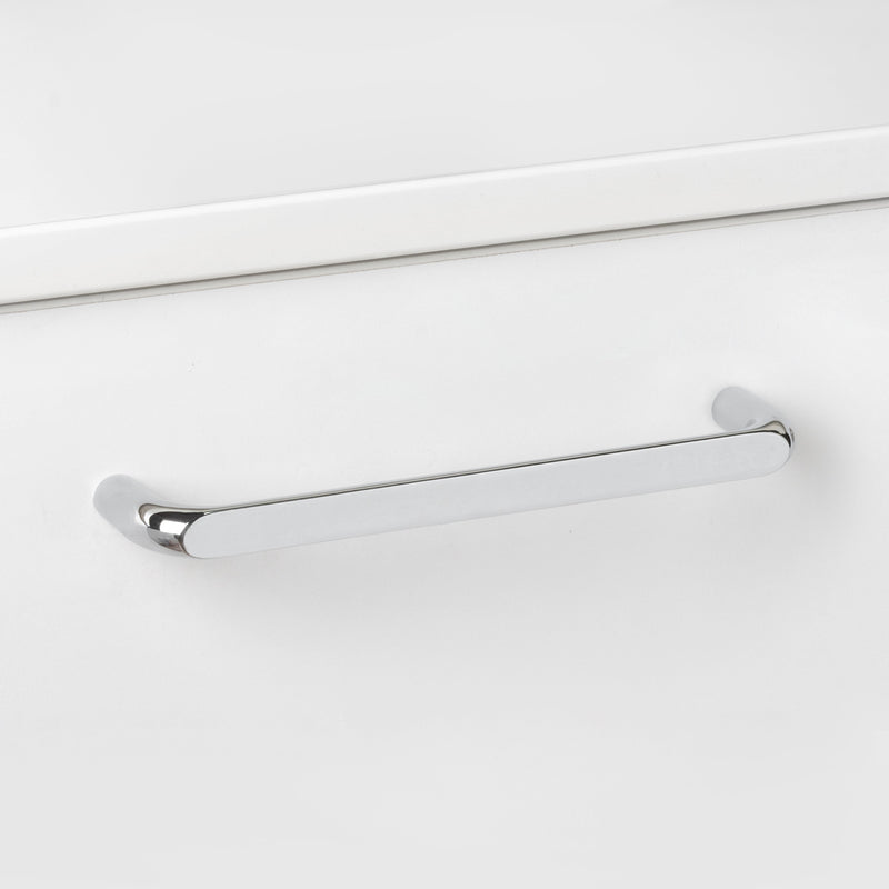 Set 20 Maniglie per Mobili 224 mm in Zama Emuca Zagreb Cromato