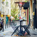 Stufa da Esterno Fungo a Gas Gpl 13 kW Kraus Eracle Bianca