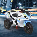 Moto Elettrica Polizia per Bambini 6V Kidfun Urban Police Blu