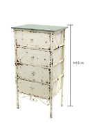 Mobile in Metallo con 4 Cassetti H 92 cm