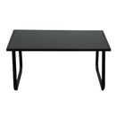 Set Salotto da Giardino Divano 2 Poltrone e Tavolino in Metallo Jewell Antracite