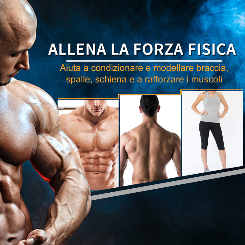 Set di 2 Manubri Esagonali da 4 kg con Presa Antiscivolo e Rivestimento in Gomma Nero   