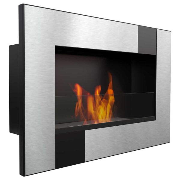 Cheminée Bioéthanol Murale 60x40 cm Flig Huston Cube online