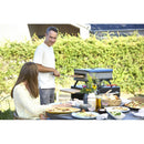  Forno per Pizza a Gas 13' Fino a 450° 34x34 cm con Pietra Refrattaria