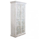 Armadio Zach 90x40x180 h cm in Legno Bianco