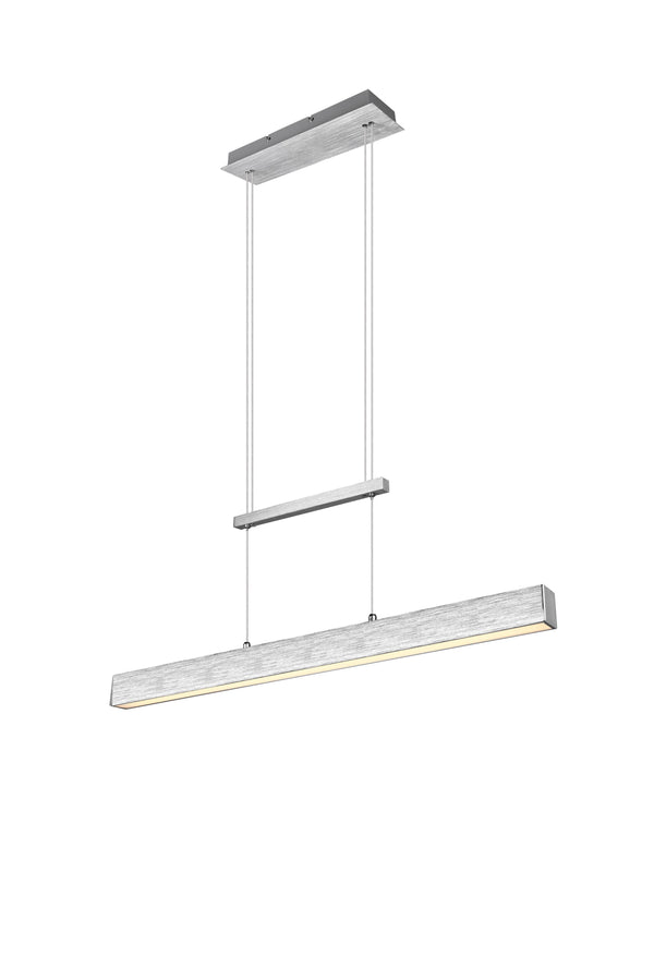 acquista Suspension LED d'intérieur en métal aluminium brossé