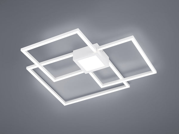 online Plafoniera da Interno a LED SMD in Metallo Bianco Opaco