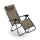 Chaise longue pliante inclinable Zero Gravity en acier et textilène Taddei Gran Relax Brown