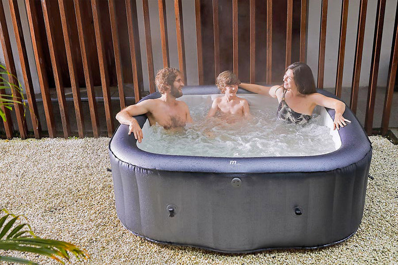 Piscina Idromassaggio Gonfiabile Riscaldata 185x185x68 cm Armonia Muse Otium