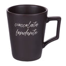 Set 6 Tazze Ø8,5x10,5 cm in Gres VdE Tivoli 1996 Chocolate