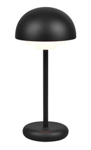 Lampada da Tavolo da Esterno a LED in Plastica Nero Opaco