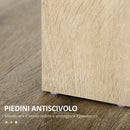 Tavolo da Pranzo Moderno per 4-6 Persone 120x69x75 cm Nero e Legno 