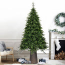 Albero di Natale Macao 210 cm Folto Base Effetto Legno Tronco 2037 Rami Foltissimo