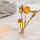 Servizio Set di Posate 24 Pezzi in Acciaio Inox VdE Tivoli 1996 Preciosa Oro