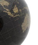 Mappamondo Bronzo Ø20x28 cm Plastica e Ferro Nero e Oro