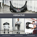 Sacca Bulgara 20 Kg 72x50x18 cm per Allenamento Fitness Nero