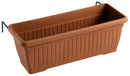 Vaso in Polipropilene con Supporto Kit Cassetta Coste Terracotta Varie Misure