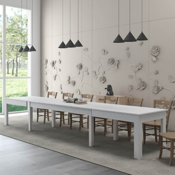 prezzo Table extensible 160/320x90 cm Super 4 frêne blanc