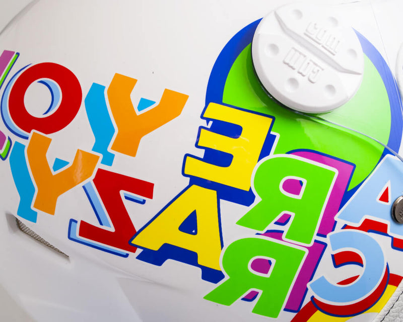 Casco Demi-Jet per Bambini Visiera Sagomata CGM Sport 205G Bianco