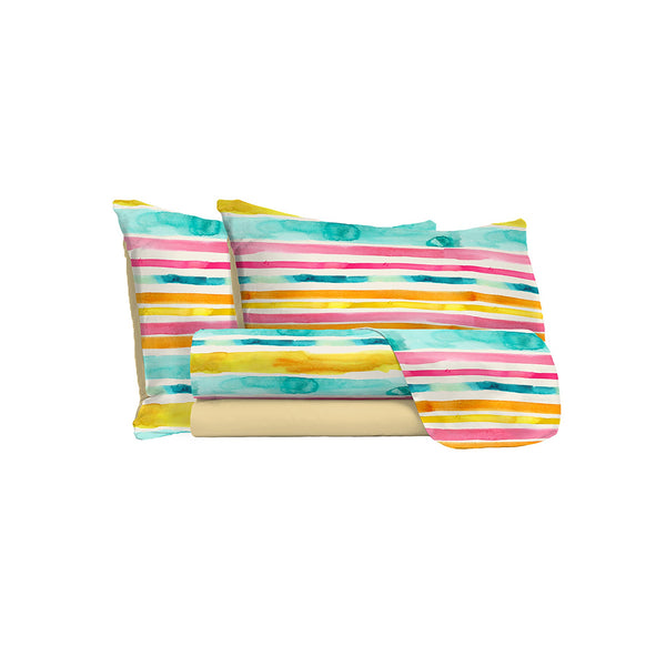 Ensemble de draps avec impression au-dessus et au-dessous et taies d'oreiller Fez différentes tailles online