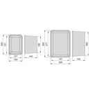 Contenitori Organizer Cassetti da Bagno 4 Cubi in Tecnoplastica Emuca Tidy Grigio Antracite