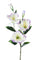 Lot de 12 branches de Lisianthus artificielles avec 5 fleurs 72 cm
