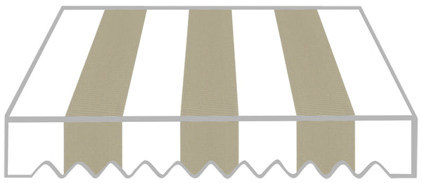 sconto Auvent déroulant 2x2,5m Tissu Polyester Design P2004