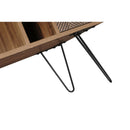 Mobile TV 4 Cassetti 1 Anta 3 Ripiani 120x39x64 cm in Legno MDF Effetto Rovere