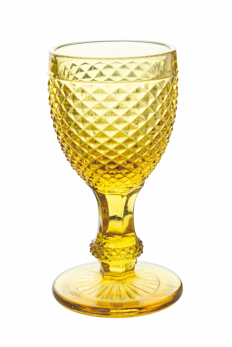 Set 6 Calici Liquire Ø5x10 cm in Vetro Villa d'Este Home Tivoli Diamond Multicolor