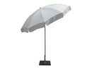 Ombrellone da Giardino Ø2,4 m Palo Ø33 mm in Acciaio Maffei Novara Grigio