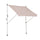 Auvent enroulable beige 2x1,5m