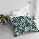 Trapunta Invernale Stampata in Microfibra 200gr Double Face Tropical Varie Misure