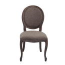 Poltrona in Tessuto Grigio Marsiglia