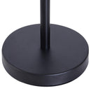 Lampada da Tavolo con Angolo Regolabile in Metallo e Legno Nero 30x18x62 cm 