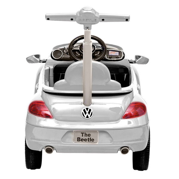 Voiture à pousser pour enfants avec licence Volkswagen Beetle blanche acquista