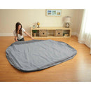 Materasso Matrimoniale Gonfiabile 152x203xh46 cm Floccato da Campeggio con Pompa Intex