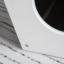 Cuccia per Gatti 41x41x39 cm con Tiragraffi Bianca
