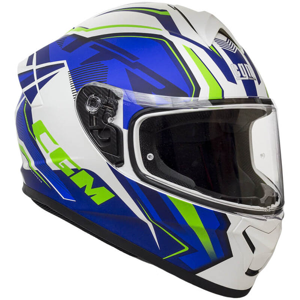 Casque Intégral Scooter CGM Suzuka 301G Visière Longue Bleu Mat Différentes Tailles acquista