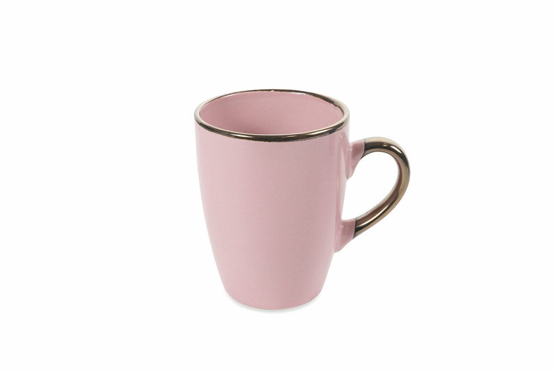 Set 18 Tazze Ø8,5x10,5 cm in Gres Villa d'Este Home Tivoli Royal Passion