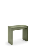 Consolle Allungabile Pinocchio 90x42,5/302,5x78 cm in MDF Laccato Verde Opaco        