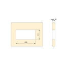 Multipresa Atom 26 Lite per Scrivania Verniciato Bianco Zama e Acciaio e Tecnoplastica Emuca